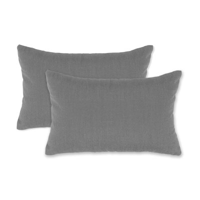 13" X 19” Rectangle Outdoor/indoor Zippered Pillow Cover, (set Of 2) By Latitude Run®
