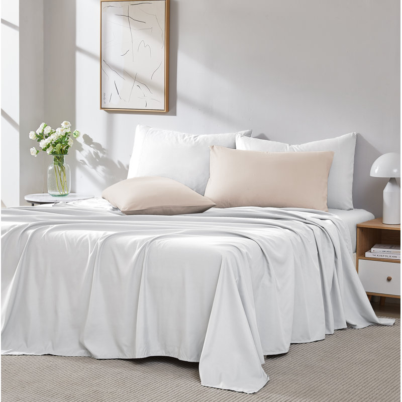 Deux taies d'oreiller en microfibre Eldon par Southshore Fine Linens, Taies d'oreiller pour grand lit, Os