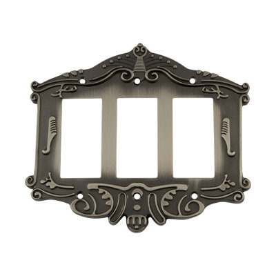 Victorian 3-Gang Rocker Wall Plate