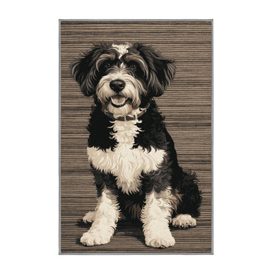  Tapis lavable pour chiens d'eau portugaise