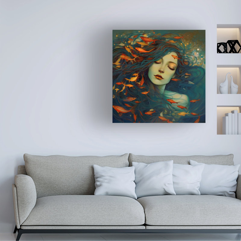 Art sur toile Sasha, H 35 po x l 35 po