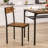 4 - Person Four Leg Dining Set With Chairs and Bench, Rectangular Kitchen Table Set For 4, Farmhouse Breakfast Table Set With Storage Shelf For Small Space-501642063