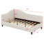 L-Shaped Daybed, With Solid Wood Legs-416782013