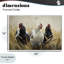 «Chickens In Wheat Field», estampe numérique, conception de Tina LeCour-346510671-346510769