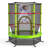 Costway 55" Round Backyard Trampoline with Safety Enclosure-55709583