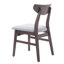 Chaises scandinaves modernes - Dossier en bois courbé, pour salon, salle à manger, montage facile, ensemble de 4-1571573269-1571573291