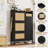 Shoe Cabinet with 3 Drop-Down Compartments and 4-Tier Shelf