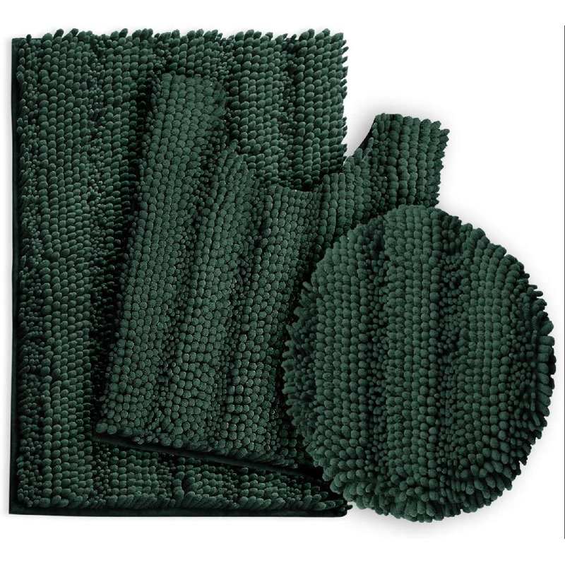 Ensemble de tapis de bain Peletier, Vert forêt