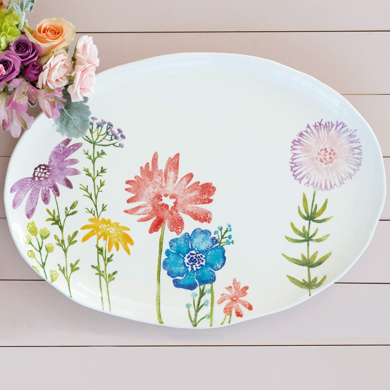 VIETRI Fiori Di Campo Platter