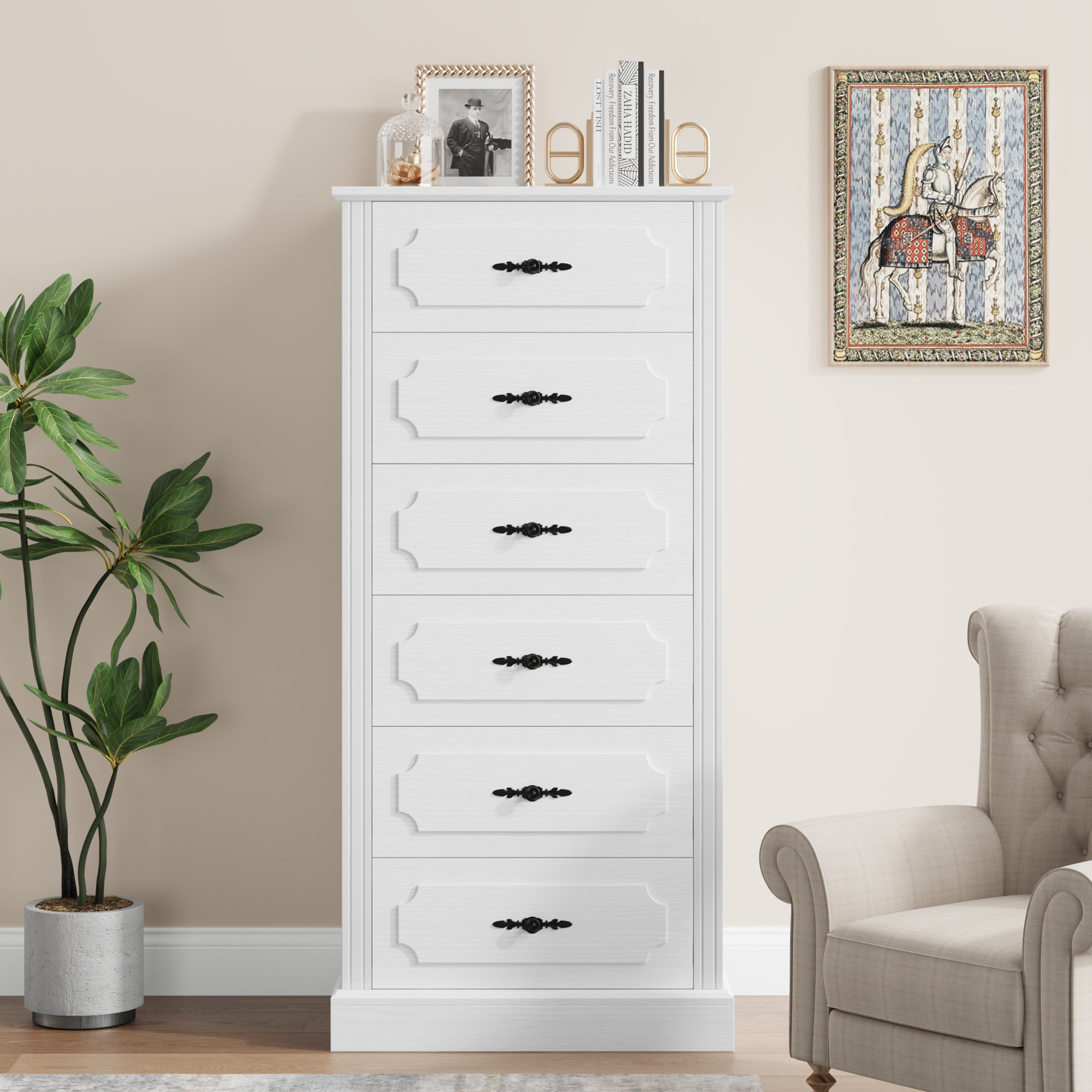 Lark Manor Arkim 6 - Drawer Dresser & Reviews | Wayfair