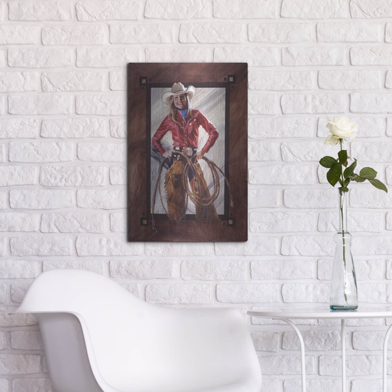 " Bustin " by J. E. Knauf, 24" H x 16" W