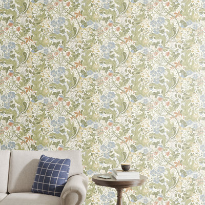 Leavy 33' L x 20.9" W Wallpaper Roll