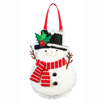 Murale porte bonhomme de neige
