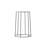 Audo Menu Wire Base (comp) 60cm X 23cm - Large, Black