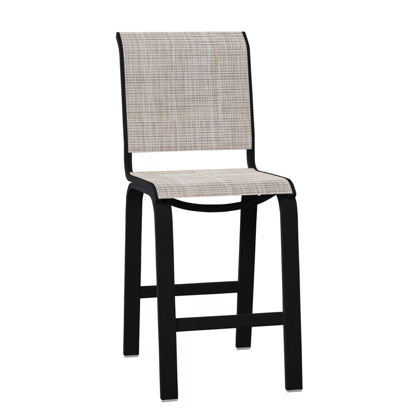 Tabouret de bar 26 po Holna, Noir texturé, Ella