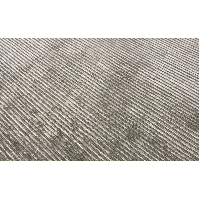 Tapis beige noué à la main de haute qualité, Rectangle 5 pi x 7 pi