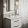 Pennington Ceramic Oval Drop-In Bathroom Sink with Overflow