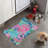 Preppy Reef Patterns - 1 Piece Bone Shape Feeding Mat-101344308