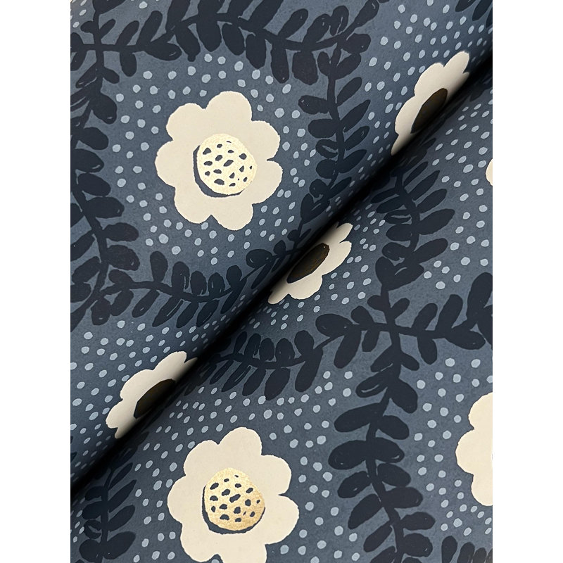 Papier peint Emma, Bleu marine
