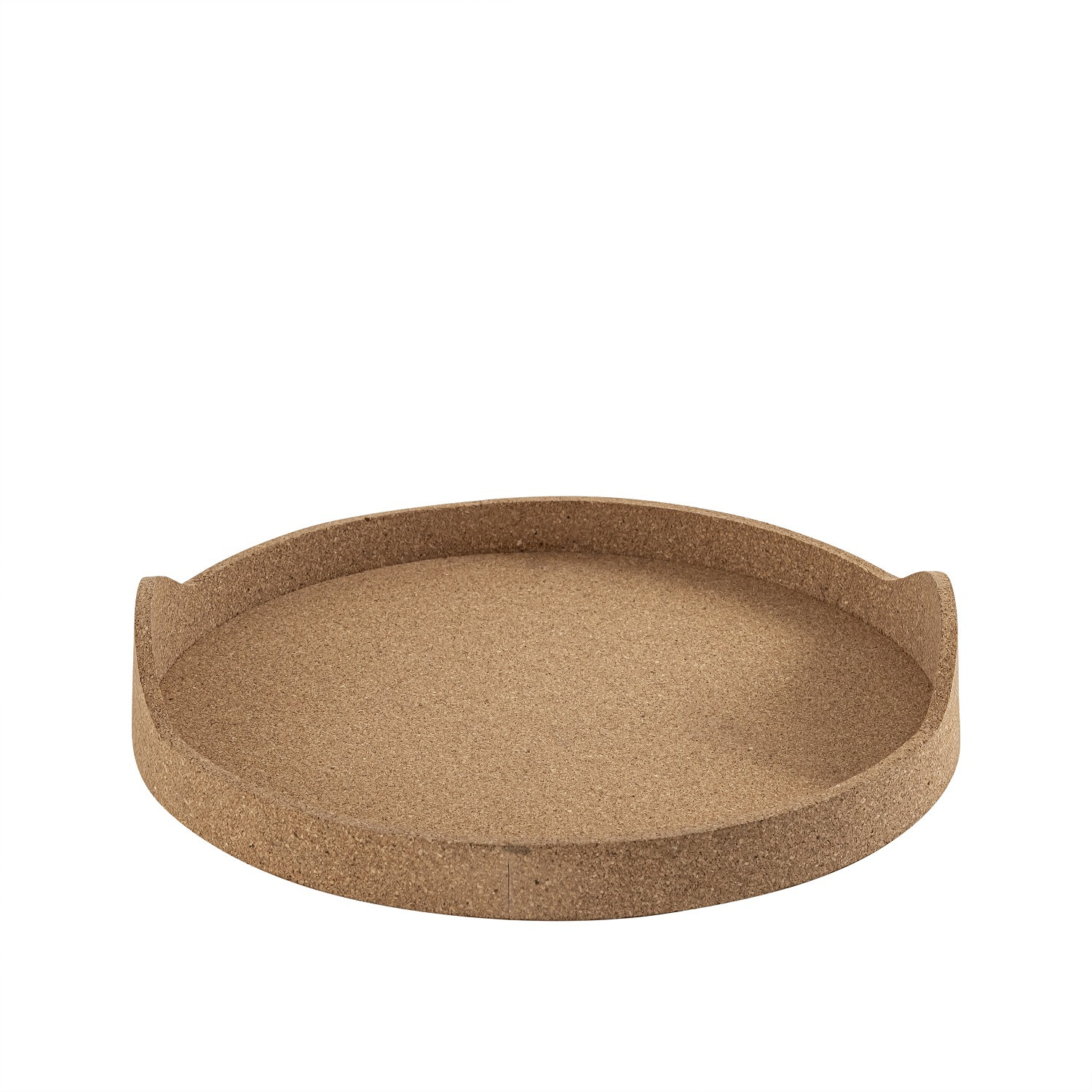 Round Cork Tray Large, 16.25"Wx16.25"Dx3"H