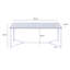 100cm Glass Top Console Table-732883844