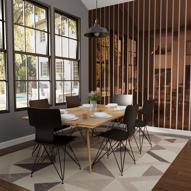 Adjustable Acrylic Slat Wall Panel Kit w/ 4"W Slats, Bronze Mirror, 47" H x 44" W
