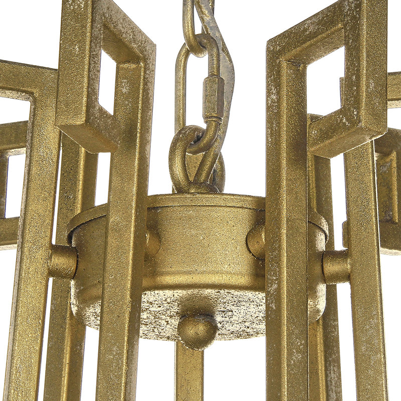 Palm Beach 7 - Light Candle Style Wagon Wheel Chandelier
