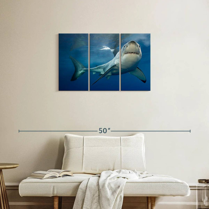 Brampt Shark Pursuit, 20" H x 33" W
