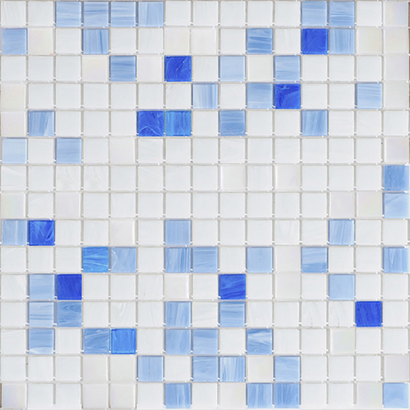 Carreau de mosaïque pour mur et plancher 0,8 po x 0,8 po Mingles