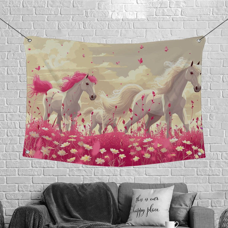 Microfiber Fabric Tapestry, 88" H x 104" W