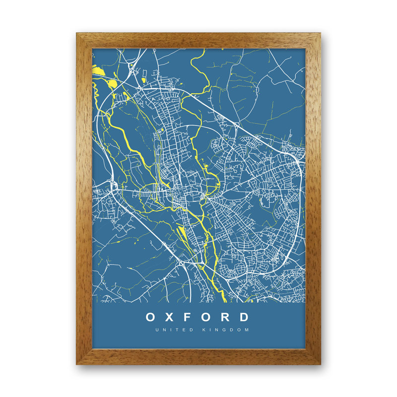 Oxford II - Print, Brown Paper, 63cm H x 46cm W x 3cm D