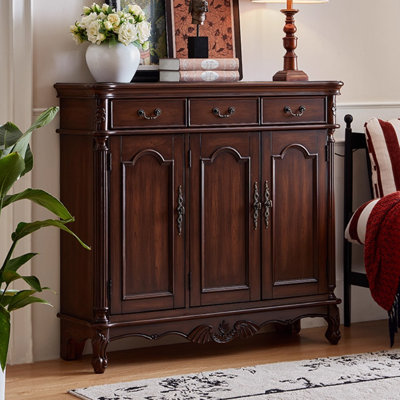 Walnut Solid + Manufactured Wood Shoe Storage Bench