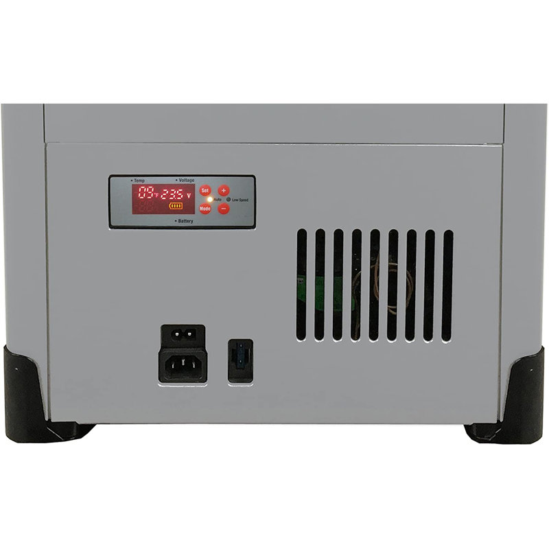 Gray Electric Portable Convertible Refrigerator Freezer