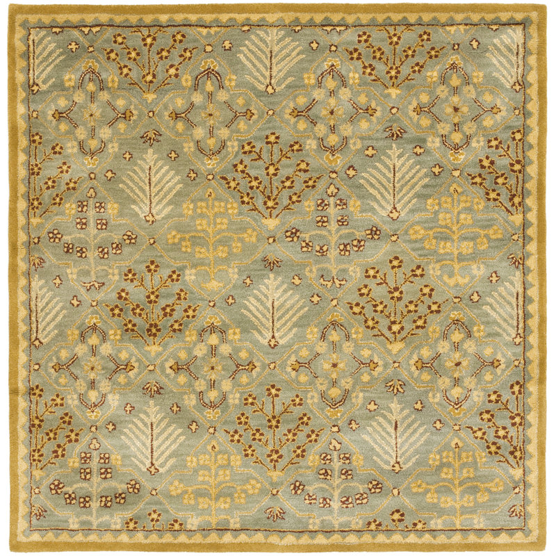 Dunbar Hand Tufted Wool Oriental Rug, Square 8'