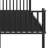 Heavy-Duty Metal Slat Daybed with Sofa-Style Frame-129466816