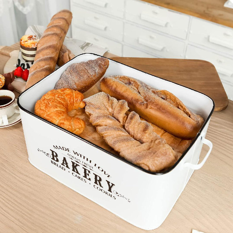 Large Bread Box For Kitchen Counter Bread Bin Storage Container