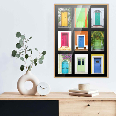 Wood Picture Frame with Mat