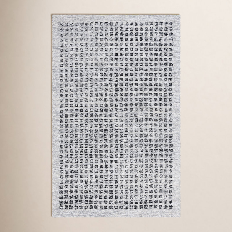 Everdine Wool Area Rug, Rectangle 6' x 9'
