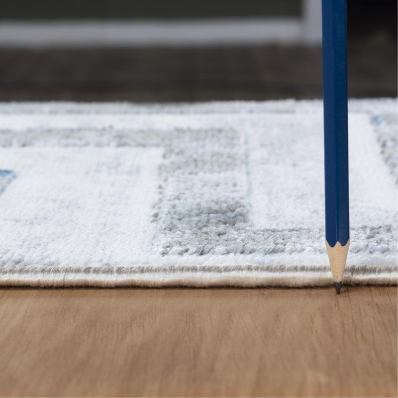 Tapis multicolore, Rectangle 7 pi 10 po x 9 pi 10 po