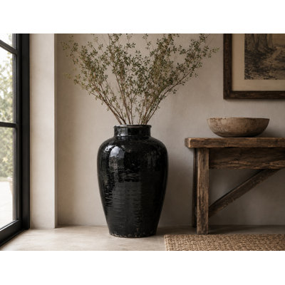 Handcrafted Earthenware Floor Vase 1