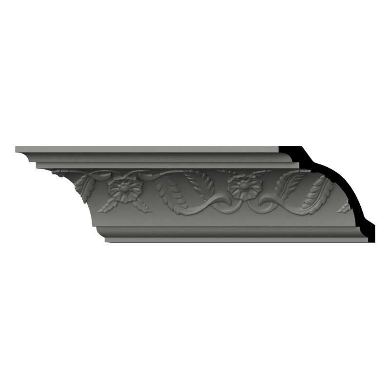 McKinney 96" Gray Polyurethane Crown Moulding