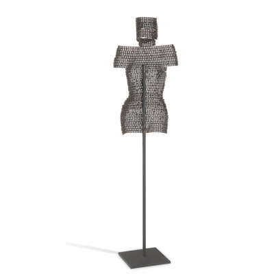 Chain Bust on Stand Sculpture