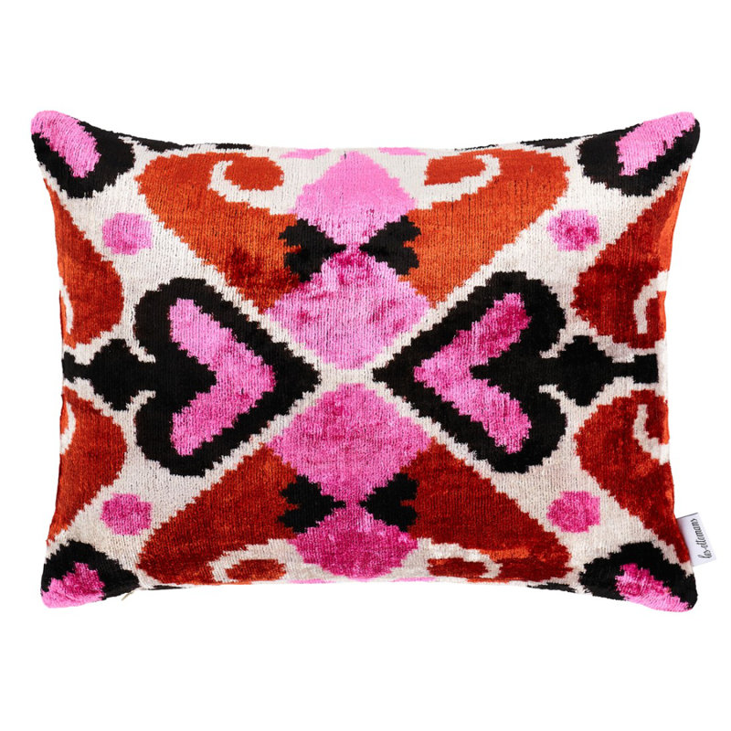 Coussin en velours de soie Adana