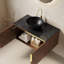 Meuble-lavabo de salle de bain avec lavabo et portes doubles