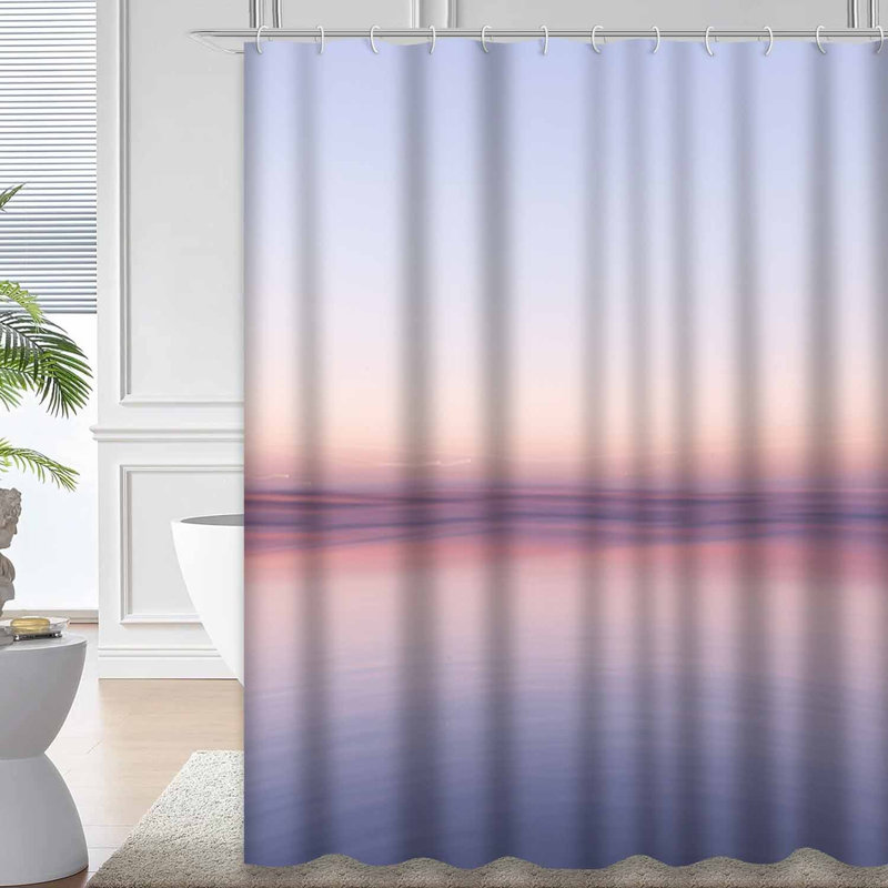 Rideau de douche Abstract Sunset, L 72 po x l 72 po