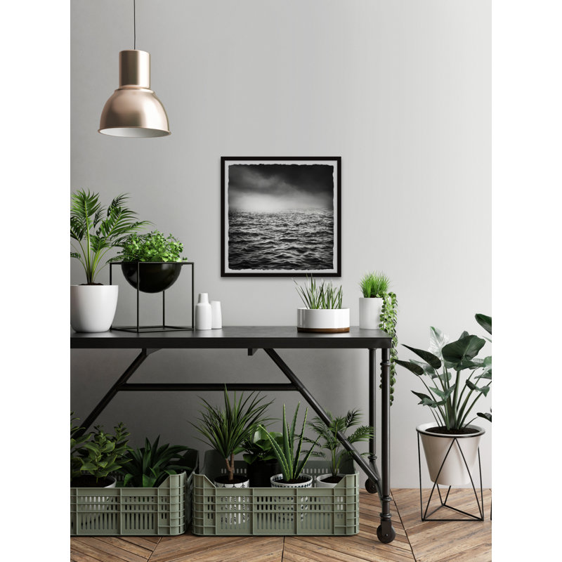 Ocean Storm - Single Picture Frame Print, 81cm H x 81cm W x 3.81cm D