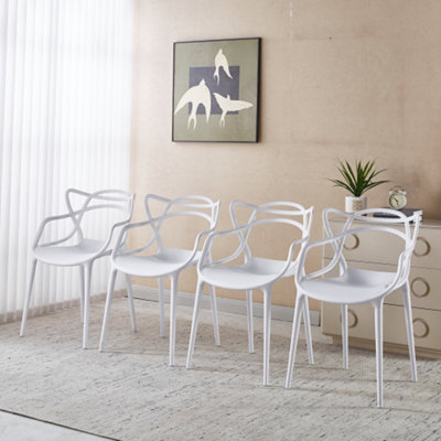 Chaise de salle à manger en plastique