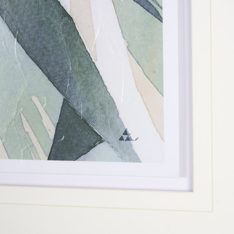 «Variegated Patterns II», reproduction d'art encadrée à la main avec passe-partout, Motifs panachés II