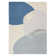 Town & Country Luxe Olso Abstract Colorblock Handcrafted Area Rug Beige/Blue/Grey