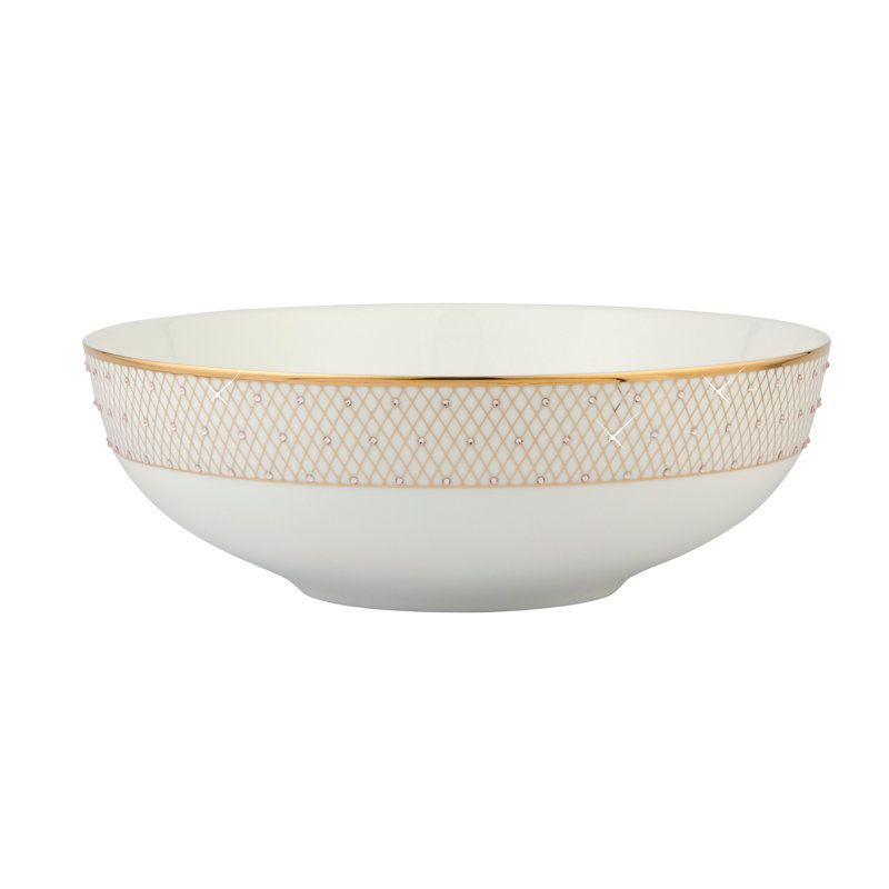 Princess Gold Bone China Serving Bowl